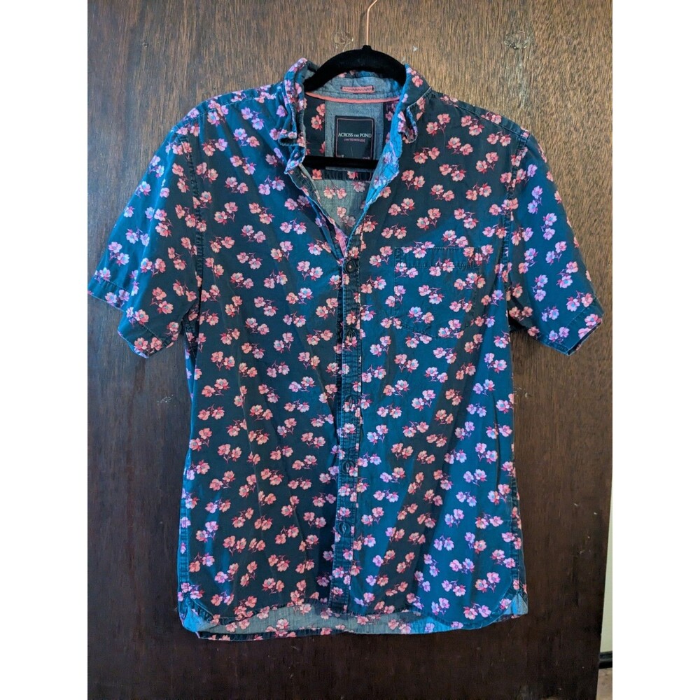 Across The Pond Medium Floral Button Up Shirt